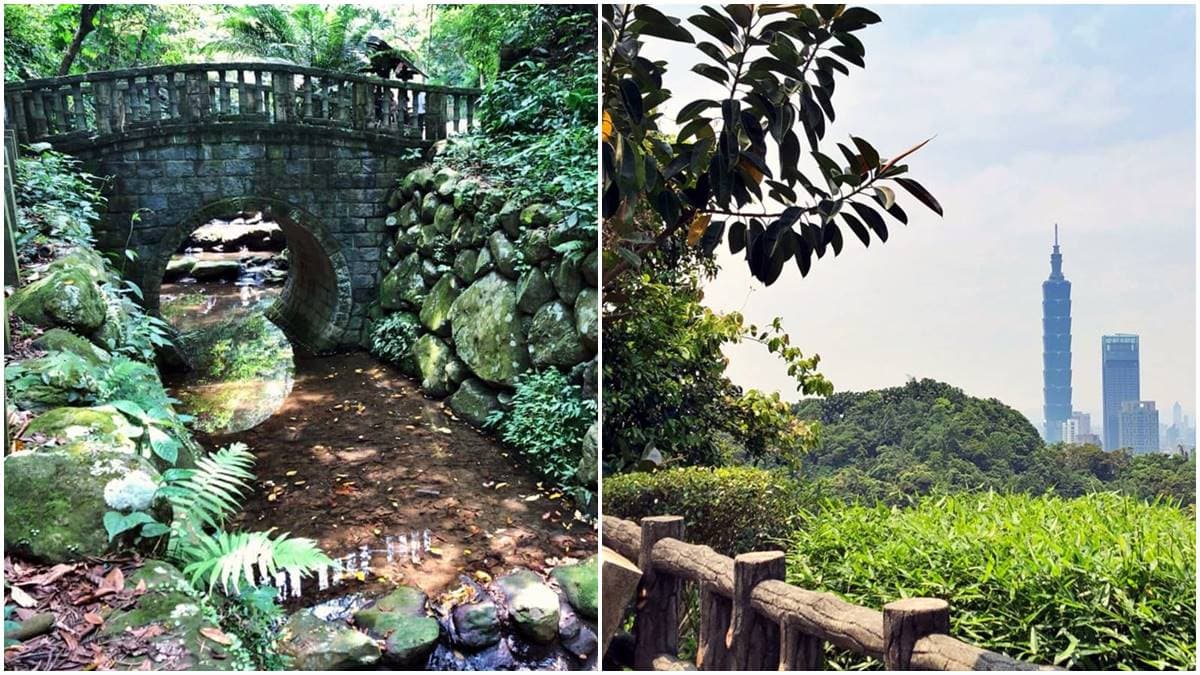 散心祕境先存好!隱身市區「親山步道」輕鬆好走不吃力,還能賞唯美復古拱橋、遠眺101