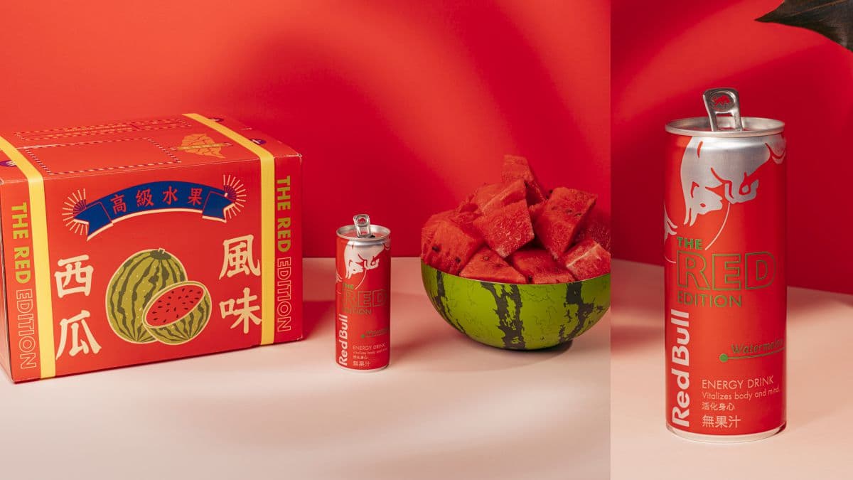 愈台愈愛!紅牛新夏日限定「Red Bull西瓜風味」,加碼抽在地水果箱、西瓜大碗公