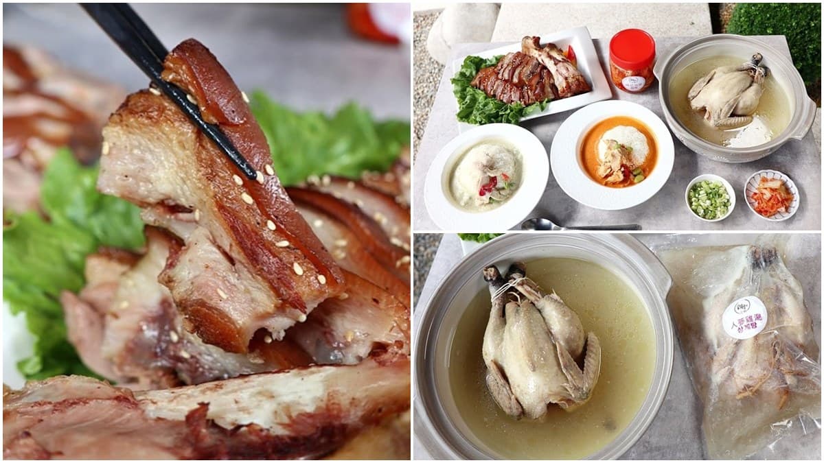 韓國老闆開的道地韓餐!Q彈豬腳料理包撕開就能吃,整隻「人蔘雞」塞滿中藥只要380元