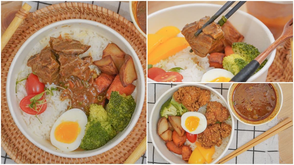 印日混搭!8種香料「慢炒咖哩」必搭超軟嫩「燉牛頰」,溫體炸雞塊一咬就爆汁