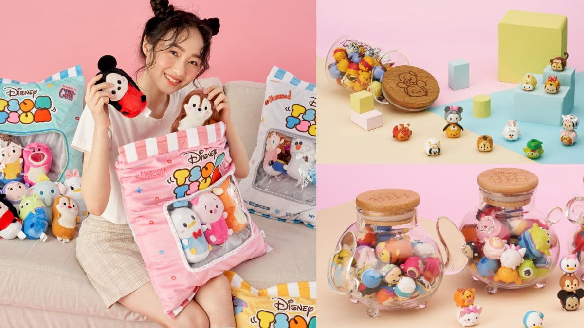 萌翻「TSUM TSUM裝可愛2」回歸!最新三眼怪、熊抱哥罐罐裝起來,再收巨型糖果抱枕