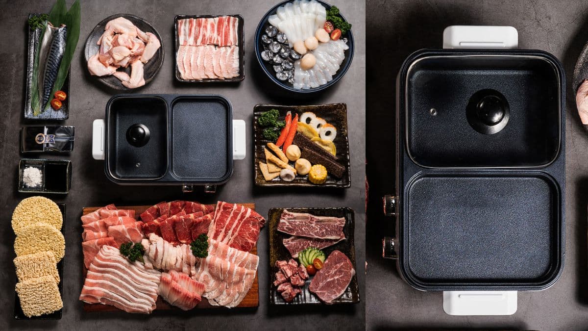 免費送「火烤兩用鍋」!築間X胡同推30種食材「燒烤火鍋組」,在家陪爸爸一起吃