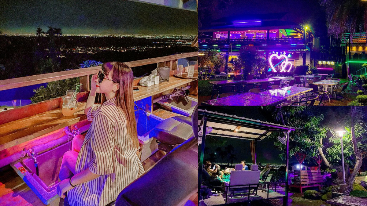 200元喝咖啡爽泡腳!雲林夢幻「景觀餐廳」賞百萬夜景,還能邊吃火鍋超Chill