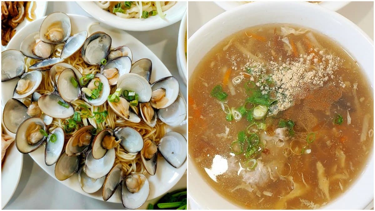 【新開店】別處吃不到!桃園麵館必嘗大分量「麻油蛤蜊麵」,再喝限量肉羹湯