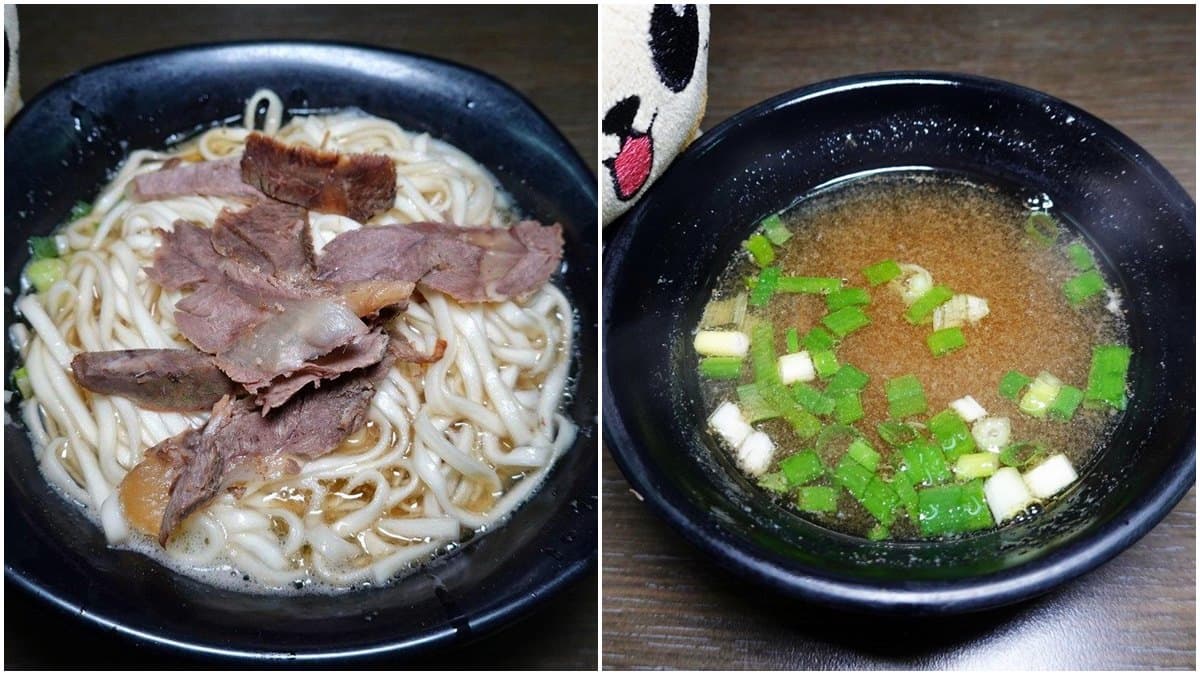 文大學生必嗑!大分量「牛肉拌麵」有濃郁蒜蓉香,還能免費喝鮮甜「豬骨湯」