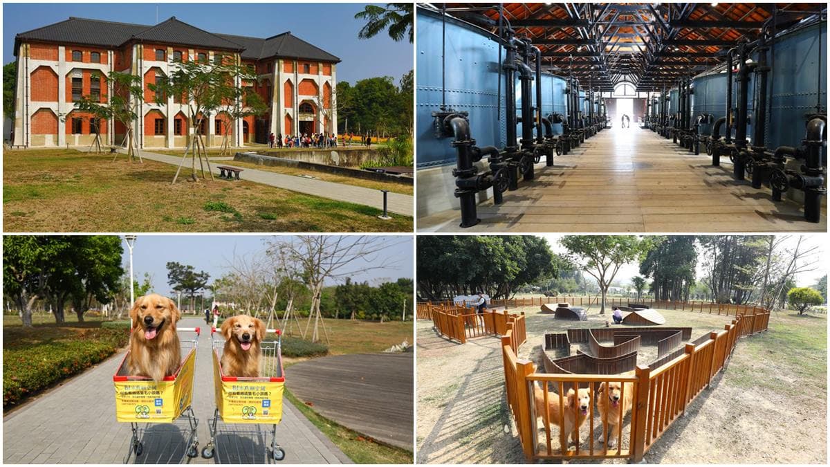 帶毛孩出遊首選!台南「水道博物館」有寵物專屬公園,還能打卡百年水管古蹟