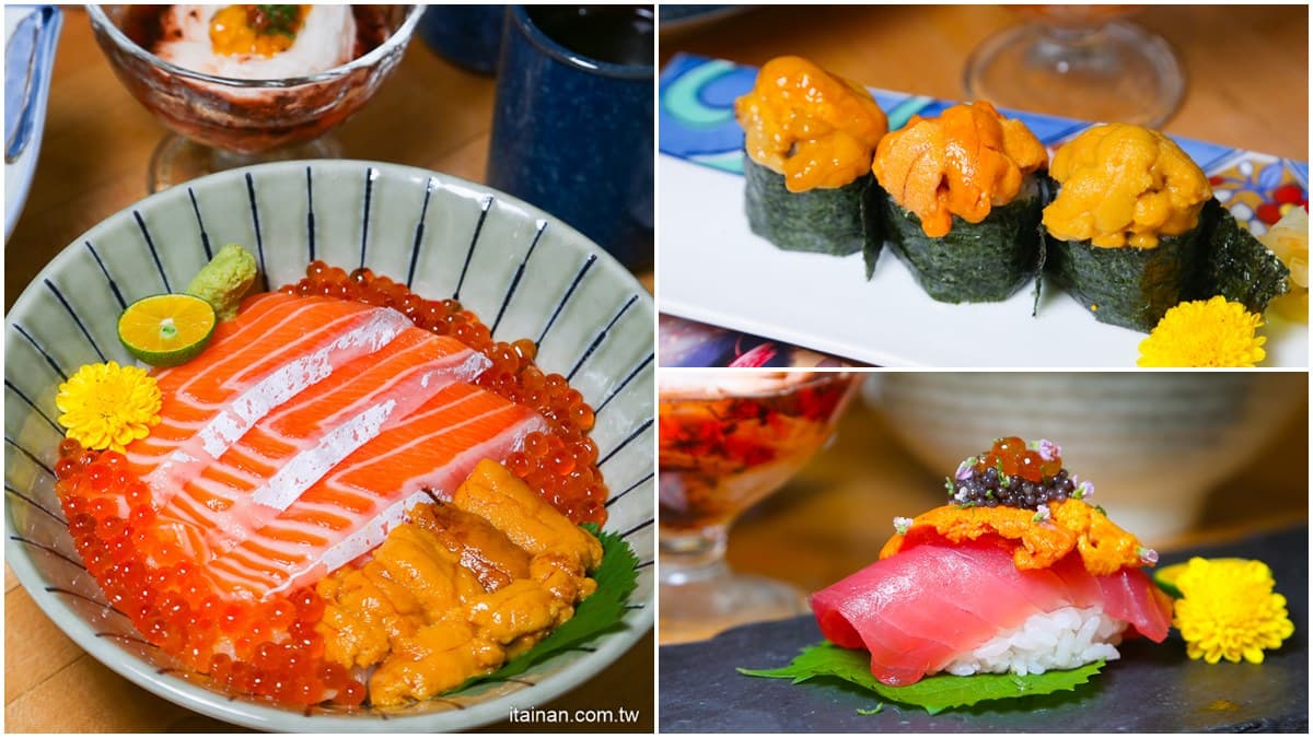 海鮮控快衝!台南人氣日料推超狂海膽祭,8款新品先嗑鮭魚海膽丼、爆量軍艦