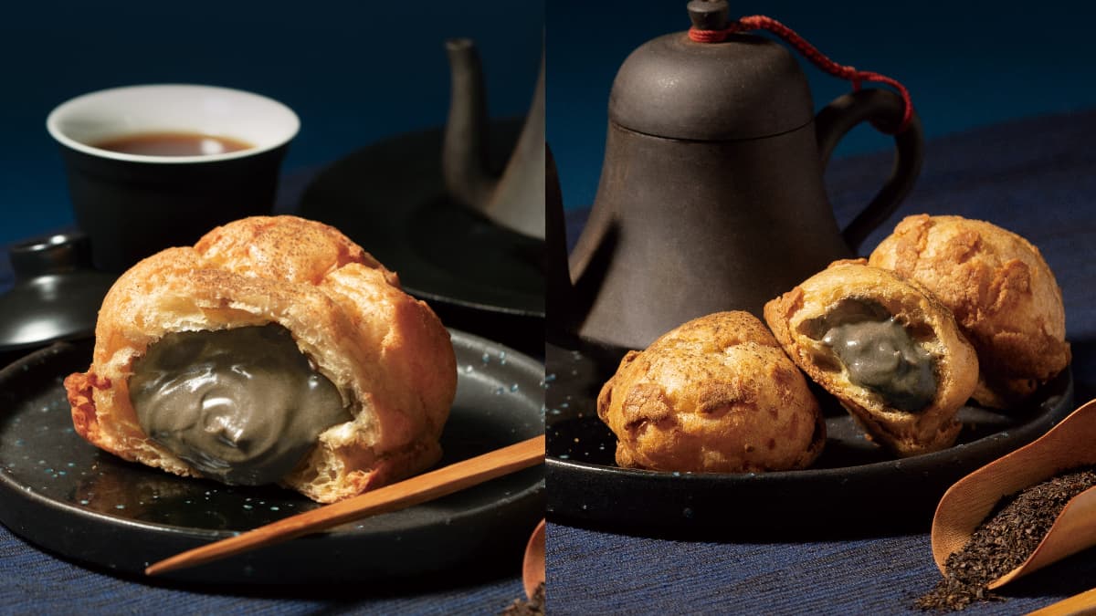 beard papa’s爆餡「鐵觀音泡芙」限時開賣!鐵觀音卡士達+酥脆泡芙太欠吃