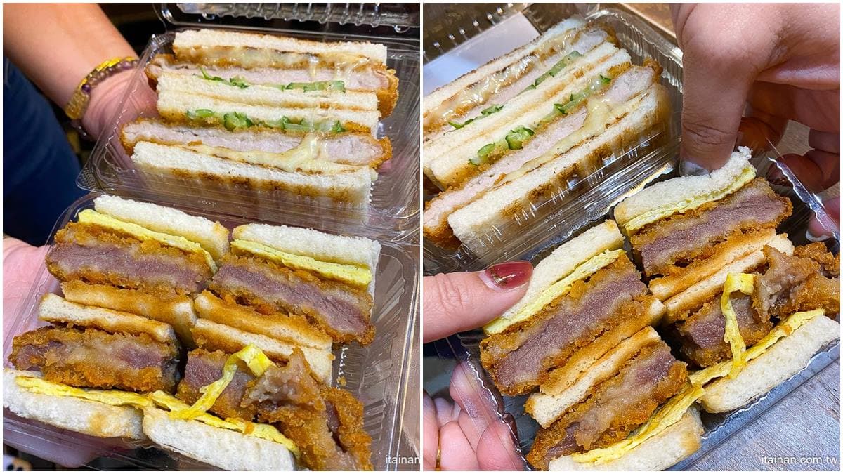 每日限量!台南日式吐司夾「大塊炸牛排」超邪惡,相思木炭火直考保留古早味