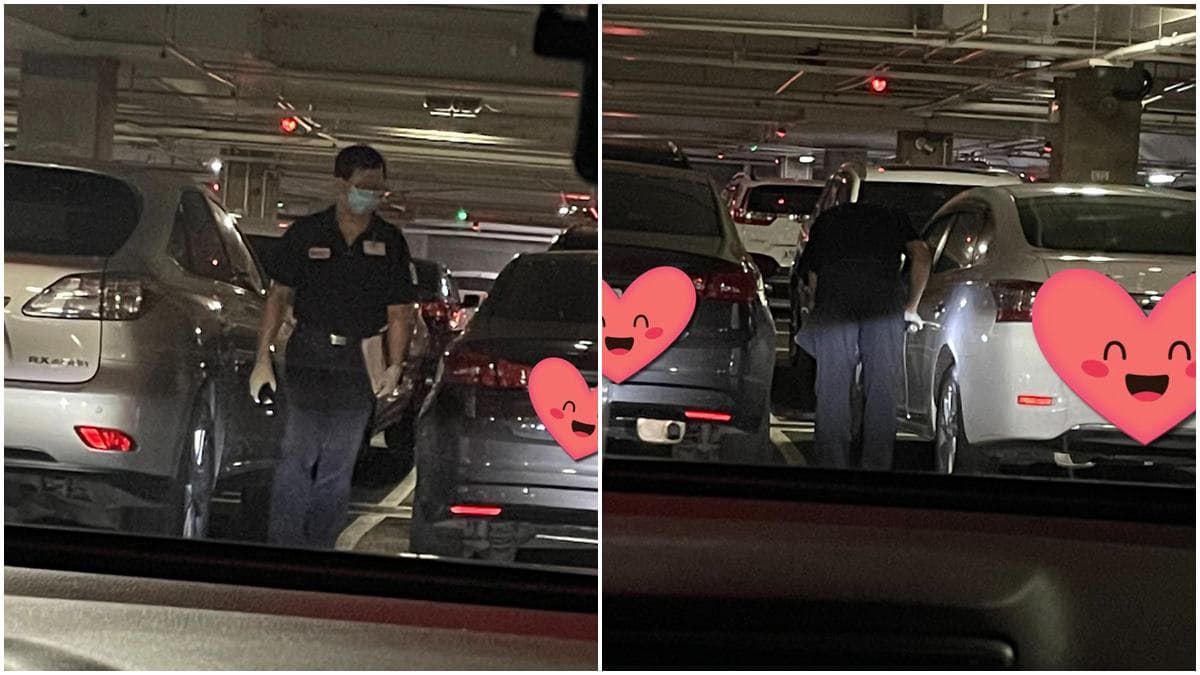 好市多「隱藏版服務」!停車場驚見黑衣人彎腰巡視,網友讚爆:太貼心