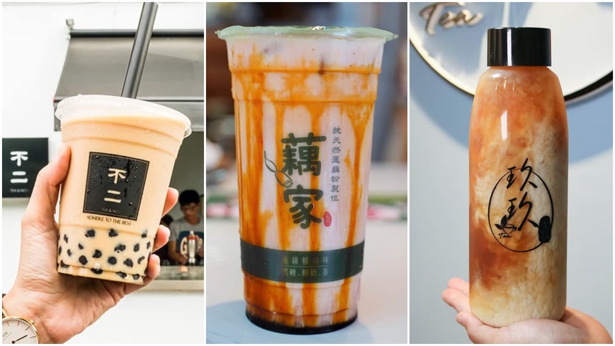 奶茶控快收!高雄鹽埕「奶茶街」必喝7家:獨門蓮藕珍珠、現熬冰糖白木耳