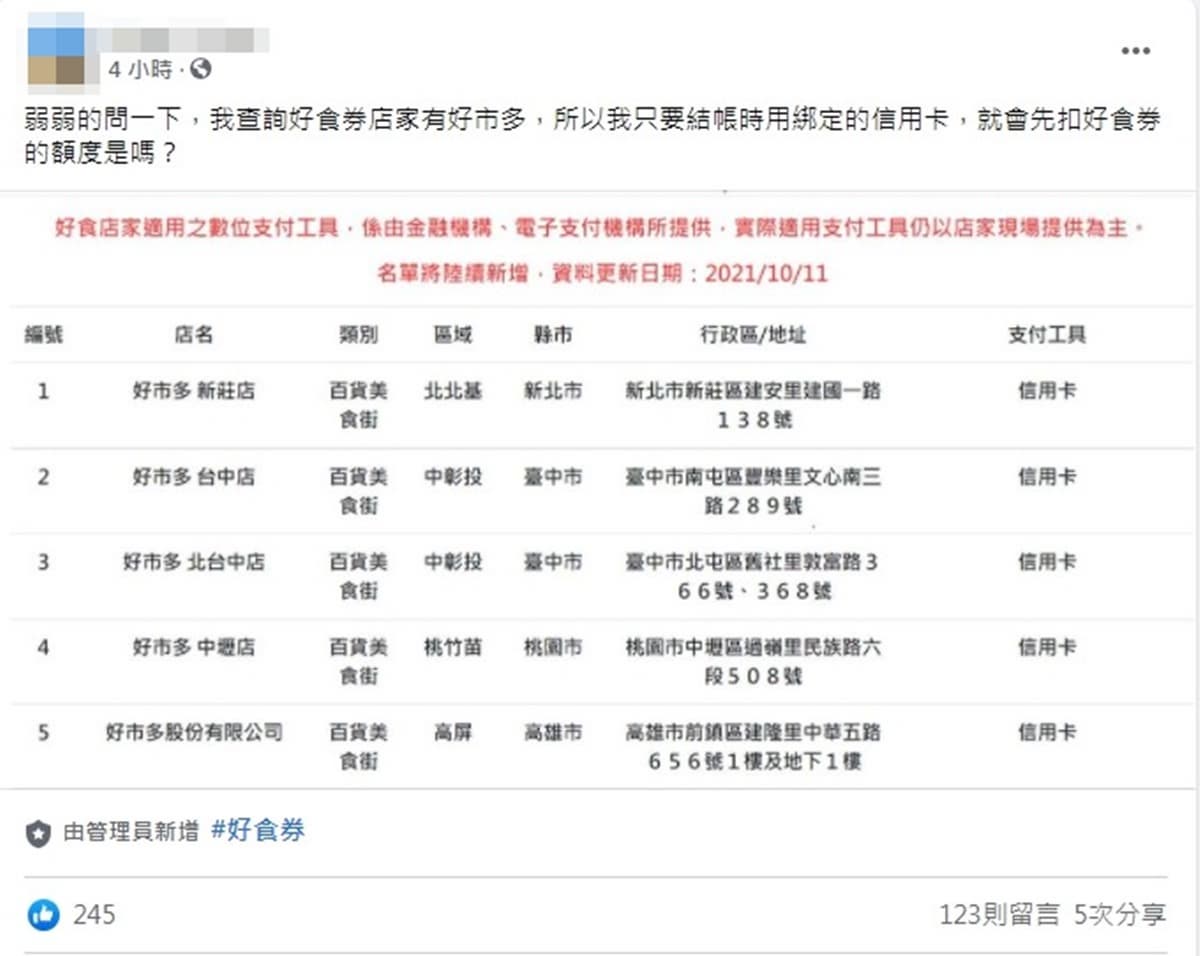 先扣好食券還是五倍券?網實測好市多「扣款順序」,綁定這家銀行會自動判定 先扣好食券還是五倍券?網實測好市多「扣款順序」,綁定這家銀行會自動判定