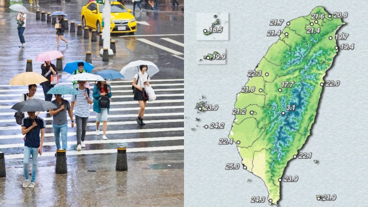 今晨18.1度入秋最冷!下波東北季風週四襲台,降雨範圍再擴大