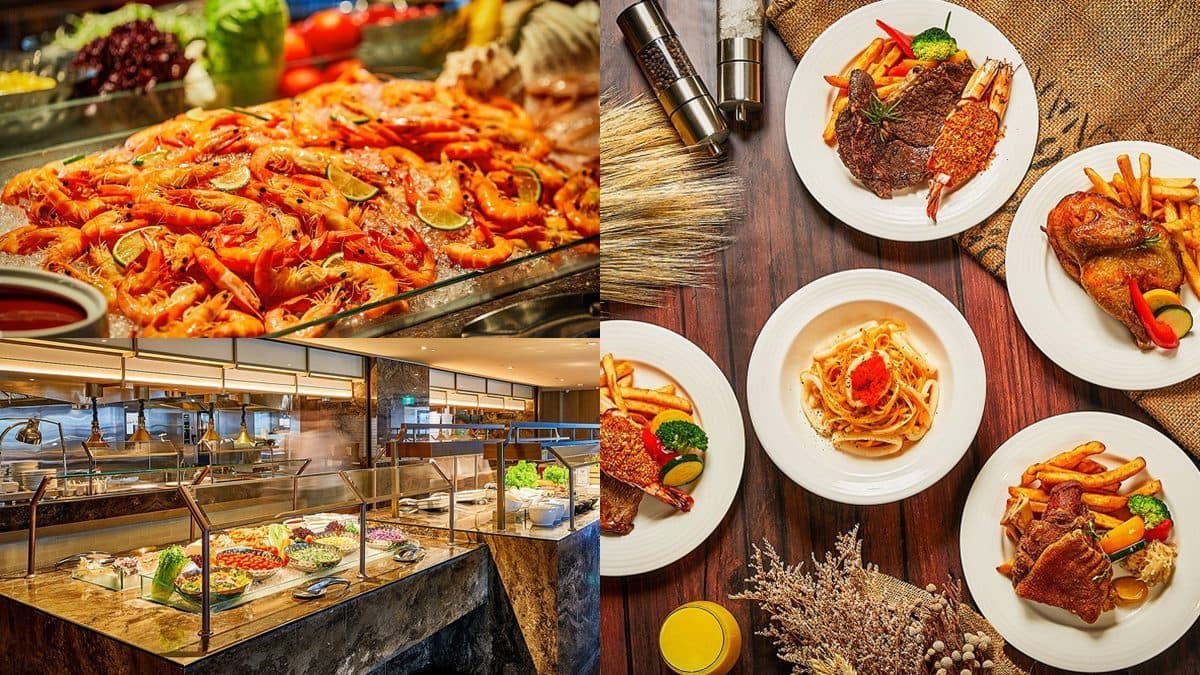 每人408元爽吃飯店Buffet!拿任一面額五倍券,2人同行半價優惠