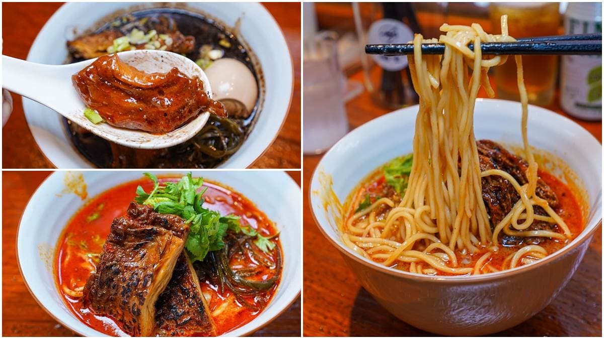 只能現場排隊!台中人氣素食拉麵竟吃得到「東坡肉」,久滷入味口感超神似