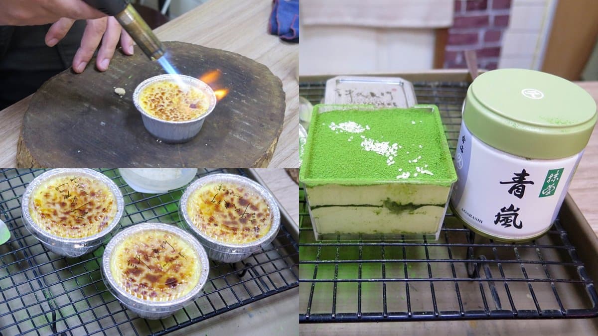 呼叫抹茶控!高雄「限量提拉米蘇」撒滿日本高級抹茶粉,現做烤布蕾也必吃