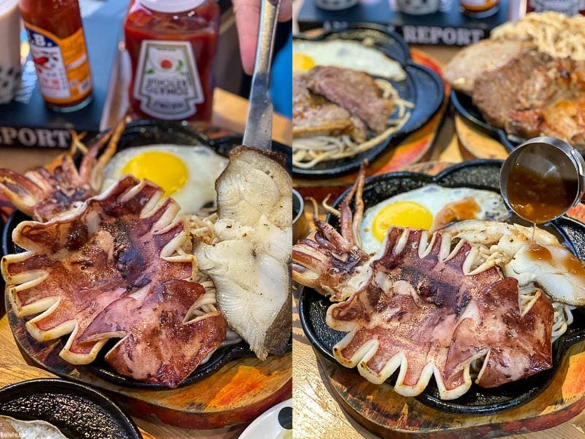 台南才吃得到!超浮誇牛排館嗑「巨無霸虱目魚肚」,內用珍奶、烤吐司任你吃 台南才吃得到!超浮誇牛排館嗑「巨無霸虱目魚肚」,內用珍奶、烤吐司任你吃