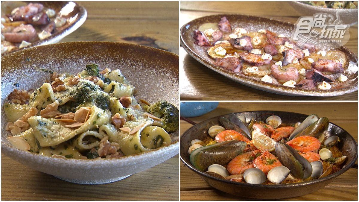 道地西班牙料理!台東海景餐廳「海鮮燉飯」濃郁唰嘴,煙燻章魚配酸奶超對味