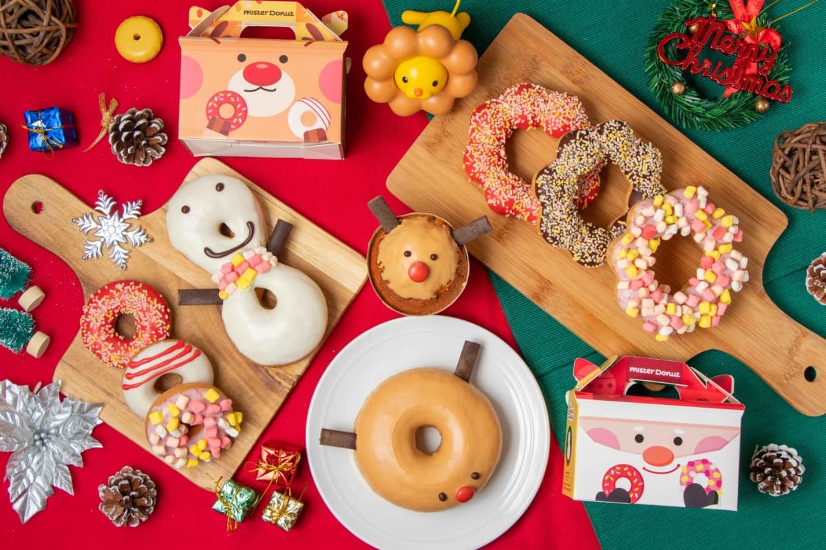 限時5天買六送三!Mister Donut推「麋鹿、雪人甜甜圈」,牛奶糖+巧克力必嘗 限時5天買六送三!Mister Donut推「麋鹿、雪人甜甜圈」,牛奶糖+巧克力必嘗