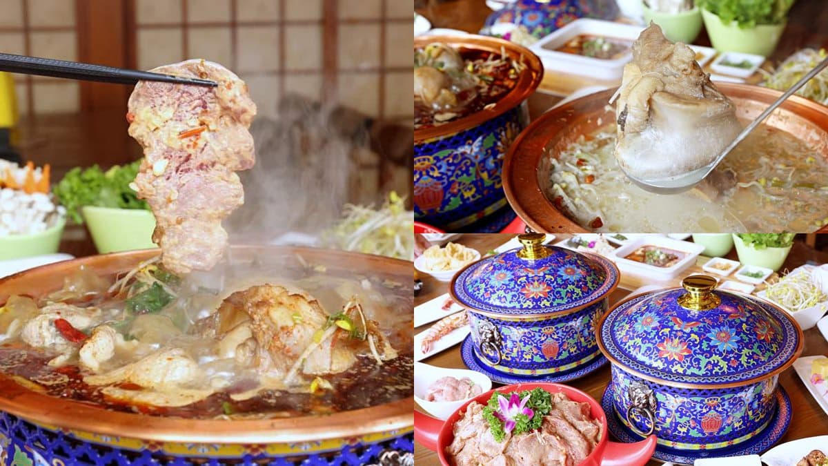 【新開店】全台首家!台中「宮廷風火鍋」有整隻牛骨,厚切菲力像排骨一樣大