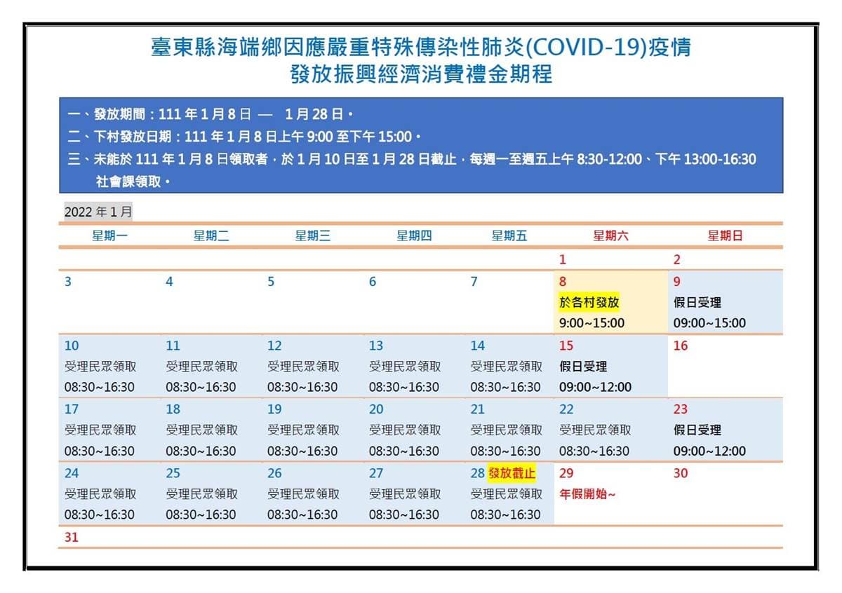普發3000元現金!台東「1鄉鎮」豪送過年加菜金,領取資格、日期一次看 普發3000元現金!台東「1鄉鎮」豪送過年加菜金,領取資格、日期一次看