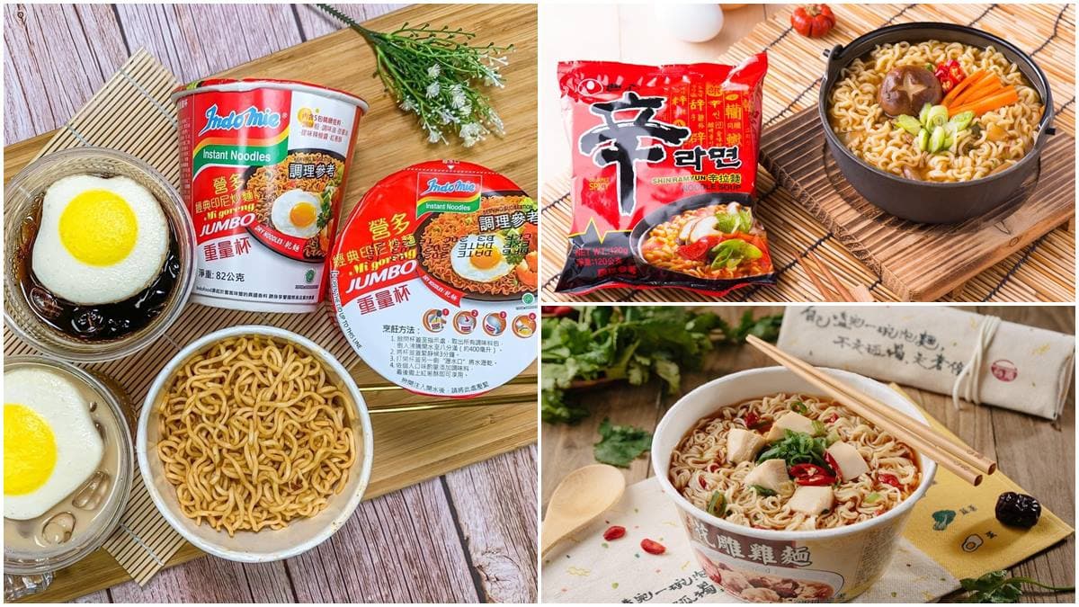 吃不膩的泡麵!網推「營多麵+蛋」必吃,加碼辛拉麵、花雕雞麵也上榜