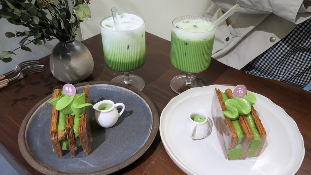 抹茶控暴動!台北人氣「抹茶千層酥」吃得到三重奏口感,回甘抹茶生乳也必喝