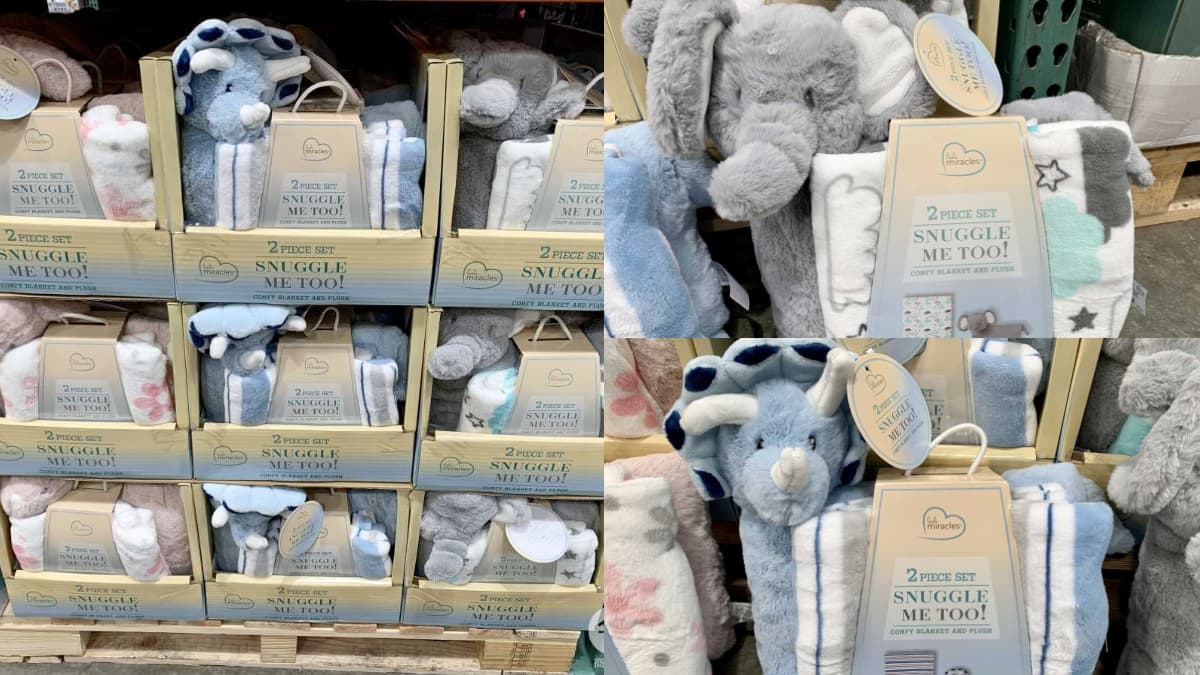 好市多「動物造型枕+蓋毯」550元有找!大象、兔子、恐龍枕頭必入手
