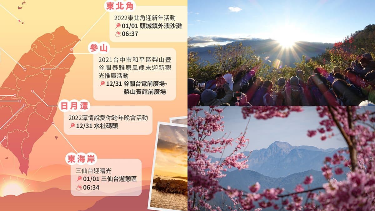 迎接2022第一道曙光!全台6大打卡點推薦:龜山朝日、無敵海景升旗典禮