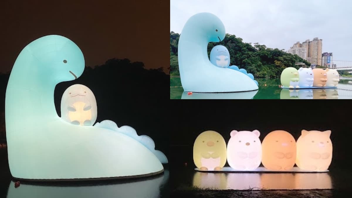 「角落小夥伴」登陸碧潭!連續92天免費拍,15公尺高水上地景+夜晚點燈美翻