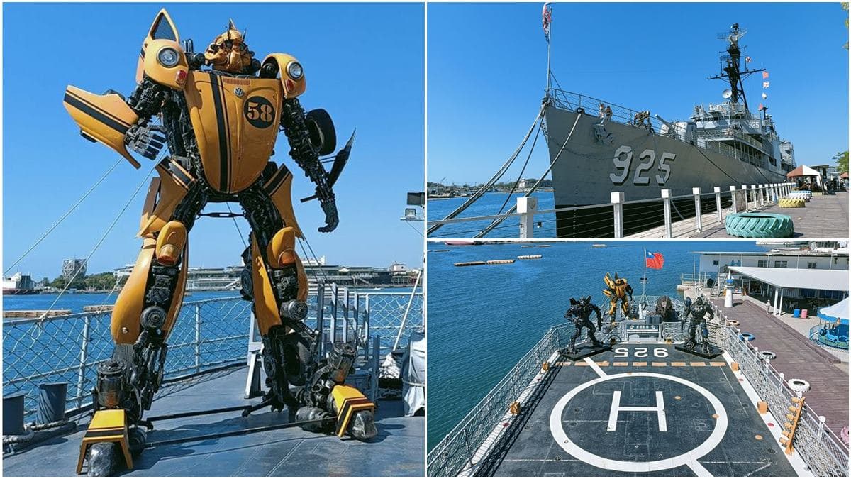 軍事迷快來!全台唯一「軍艦博物館」免門票入園,還能打卡巨型「變形金剛」