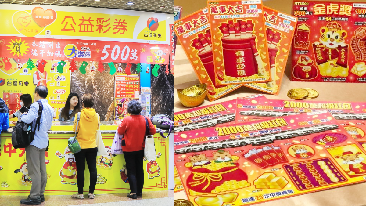 中獎率100%「金虎獎」來了!春節限定刮刮樂,爽拿2千萬、BMW休旅車