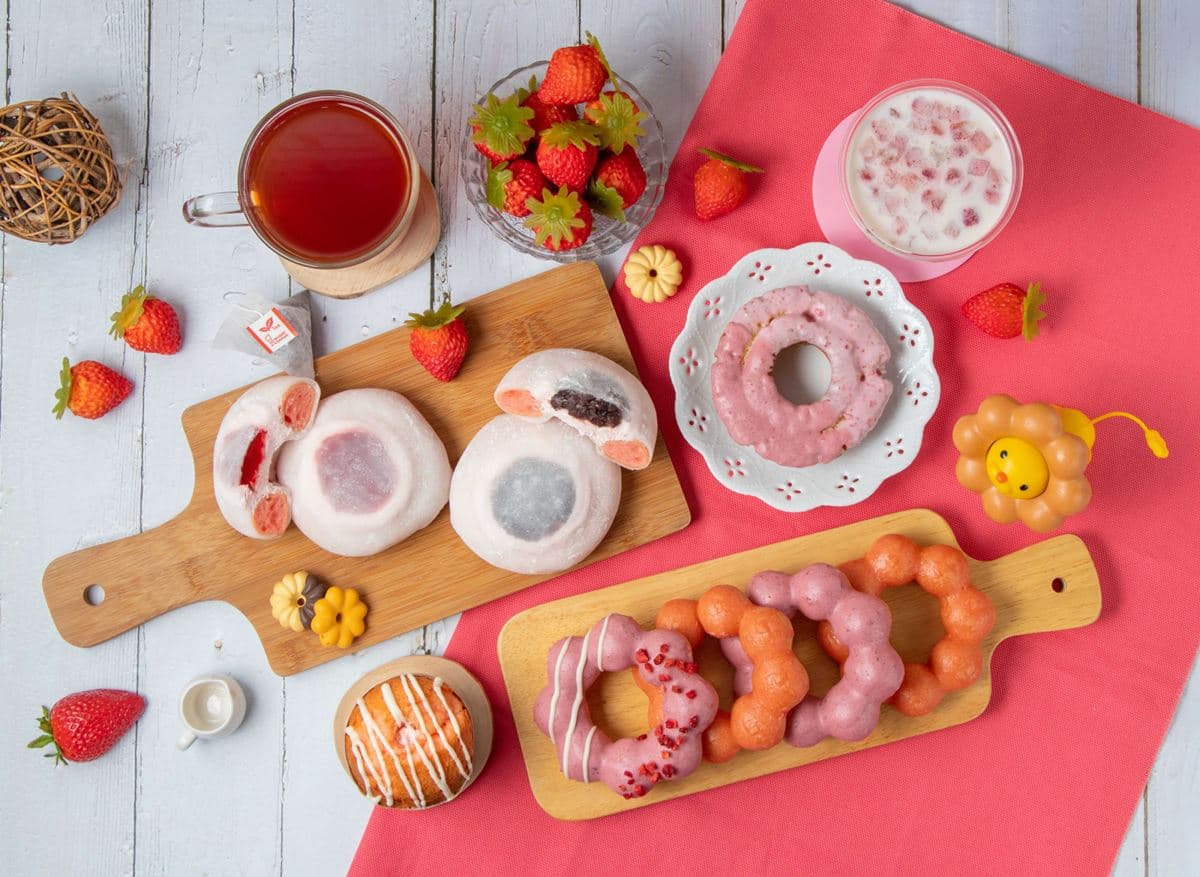 限時3天買六送三!Mister Donut「草莓季」登場,先搶草莓大福波堤、萌虎甜甜圈 限時3天買六送三!Mister Donut「草莓季」登場,先搶草莓大福波堤、萌虎甜甜圈