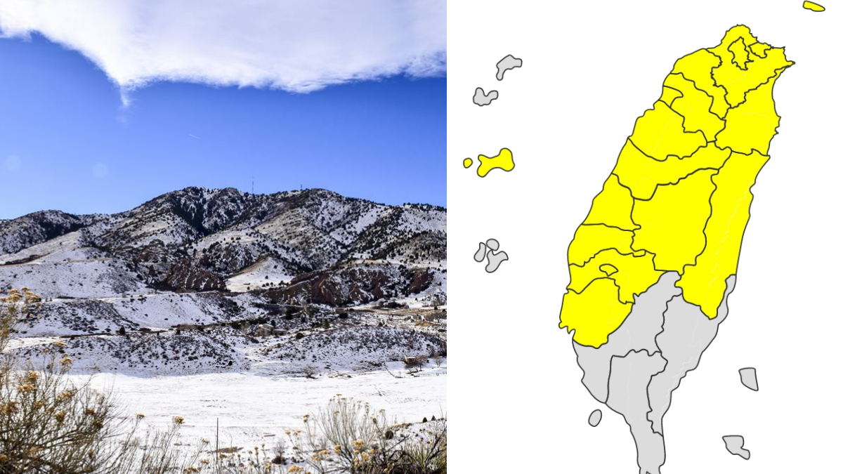追雪族預備備!17縣市「低溫特報」、全台急凍10度,太平山有望下雪