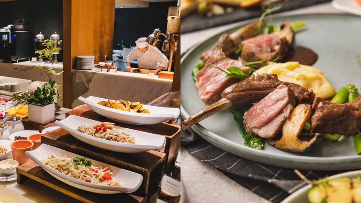 台北最美林蔭大道飯店!期間限定吃到飽,880元爽嗑9道主菜、自助餐檯好料