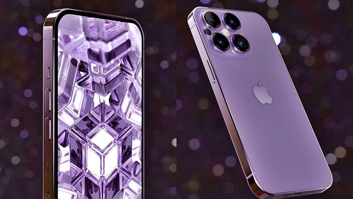 iPhone 14將出現超美「藍莓紫」!四眼怪鏡頭搭配「額頭外露」剪瀏海螢幕