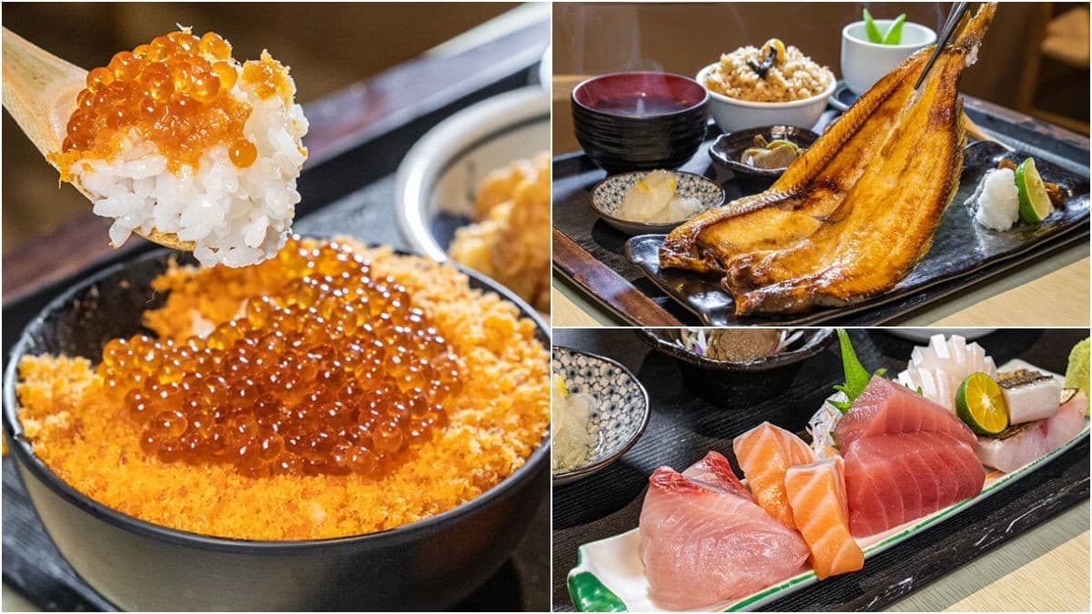 免費續貝類炊飯!超狂日料爽嗑爆量「鮭魚卵+魚鬆」,整尾花魚Q彈有嚼勁