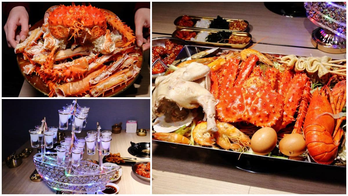 【新開店】霸氣「帝王蟹一隻雞」海鮮滿到快溢出來,當月壽星送七彩戰艦飲品