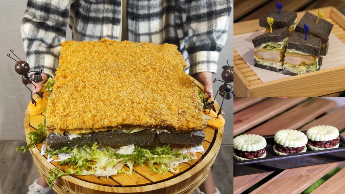 【新開店】2公斤豬排太狂!「日式三明治」推完食免單,小鳥胃先點塔塔蝦排