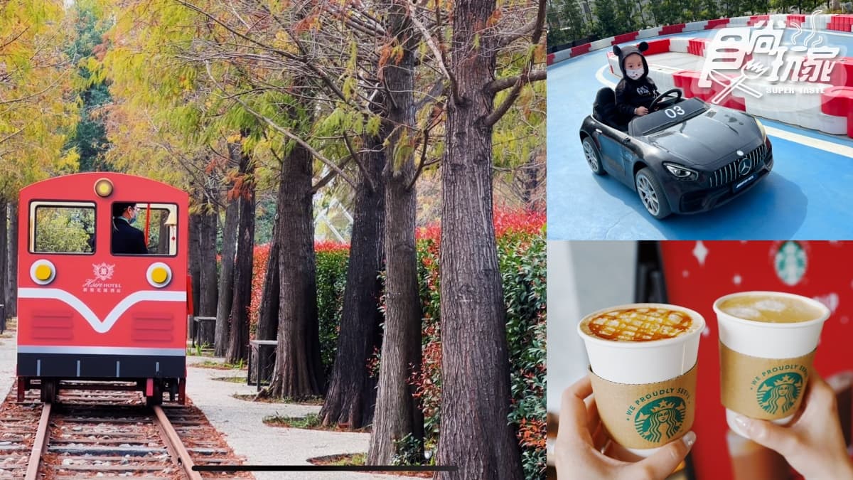 免費玩極速賽車、喝星巴克!爽住千坪景觀飯店,再打卡絕美落羽松小火車