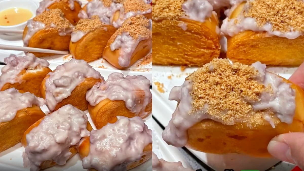 芋頭控快學起來!海底撈隱藏版「芋泥煉乳銀絲卷」,網曝1升級吃法