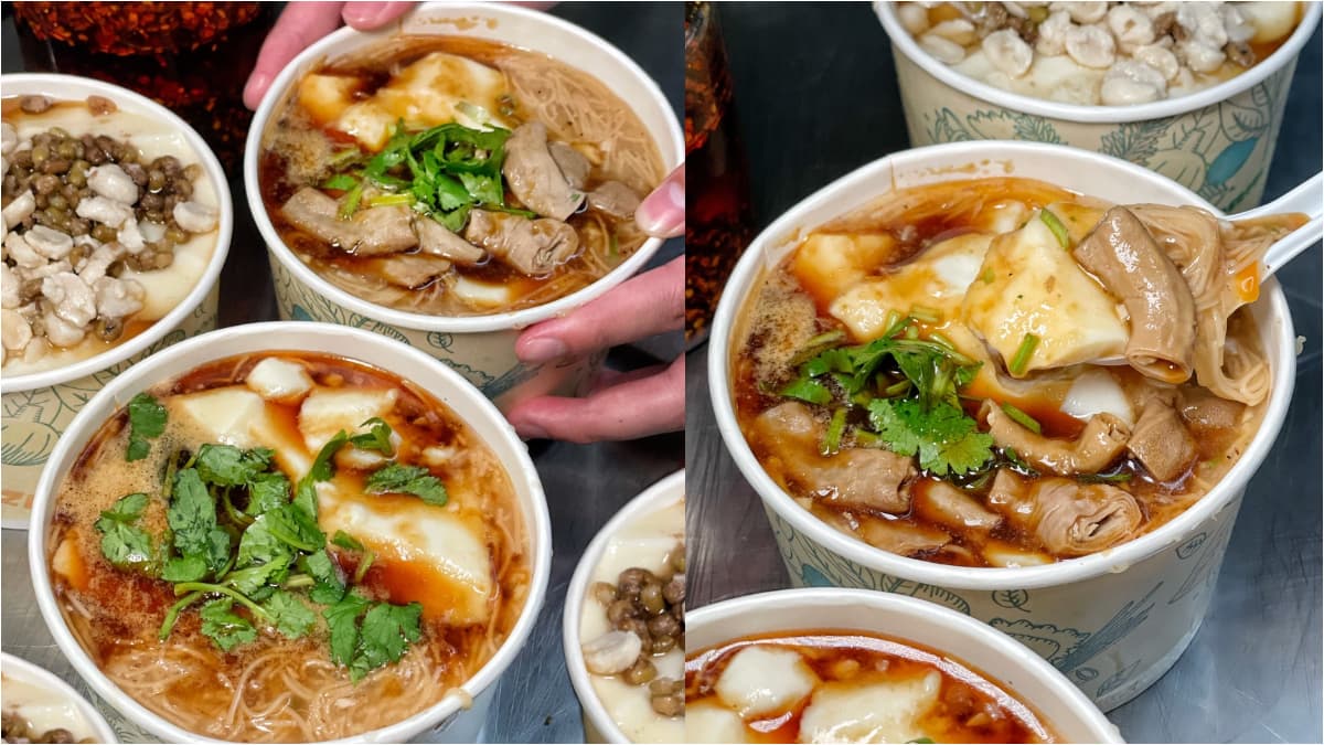 老饕才知道的隱藏菜單!超有哏「大腸麵線+豆花」意外唰嘴,配特製辣醬更搭