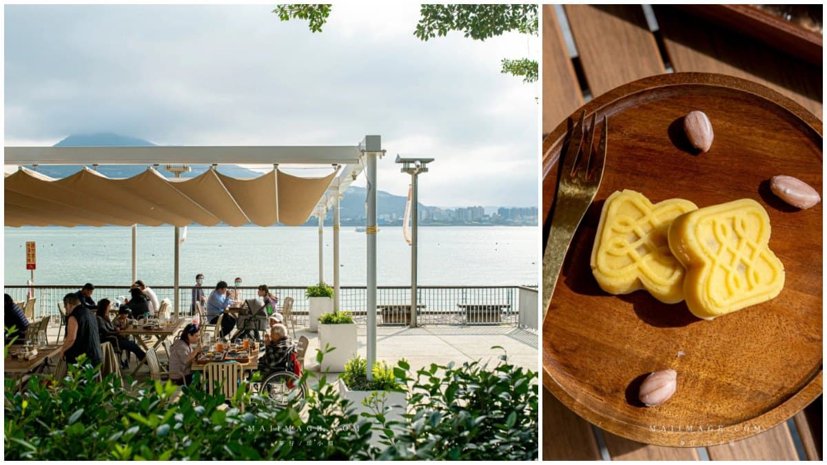 【新開店】與淡水河零距離!「老屋餐廳」先搶戶外景觀區,必嘗「偽綠豆糕」