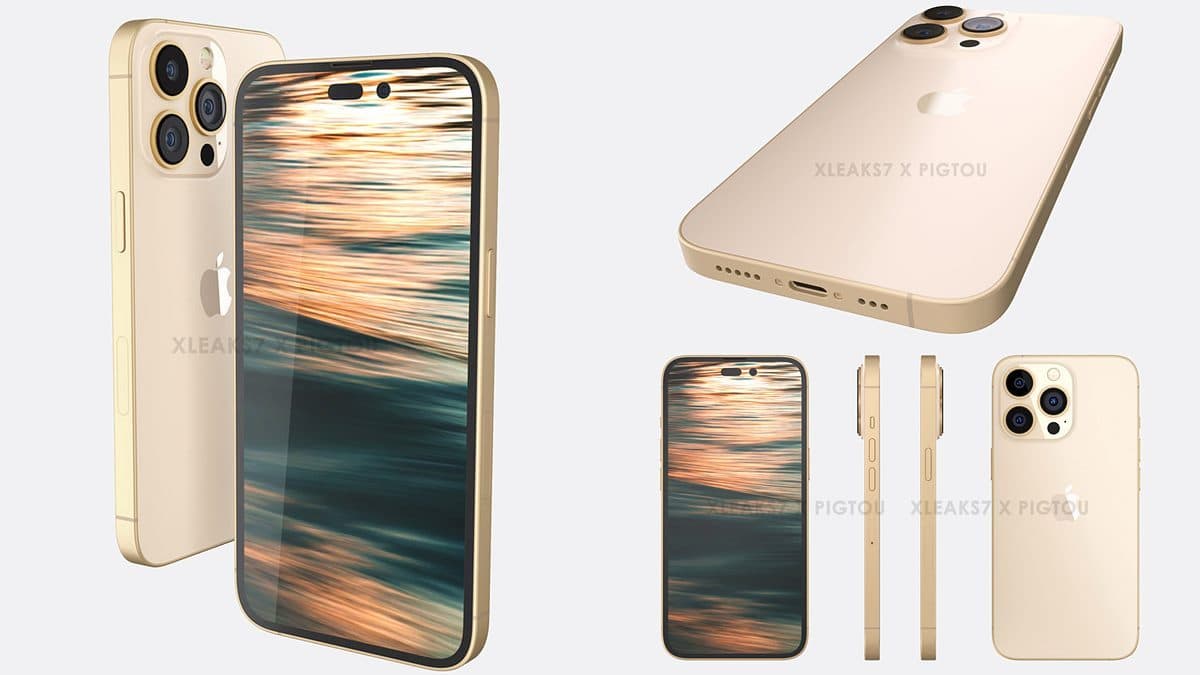 iPhone 14超美「奶茶金」將出現!剪掉瀏海實現全螢幕,相機規格也將大升級