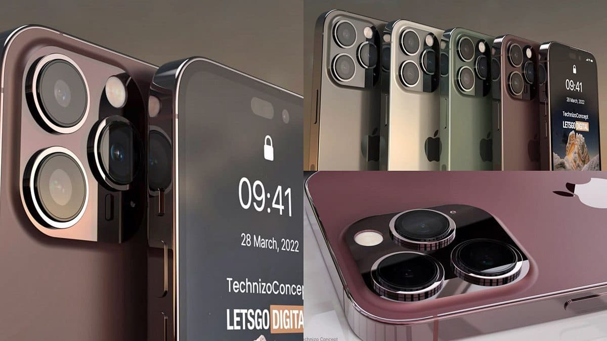 iPhone 14曝光「莓果醬紅」!手機剪瀏海改「2孔」,將有高達2TB容量可用