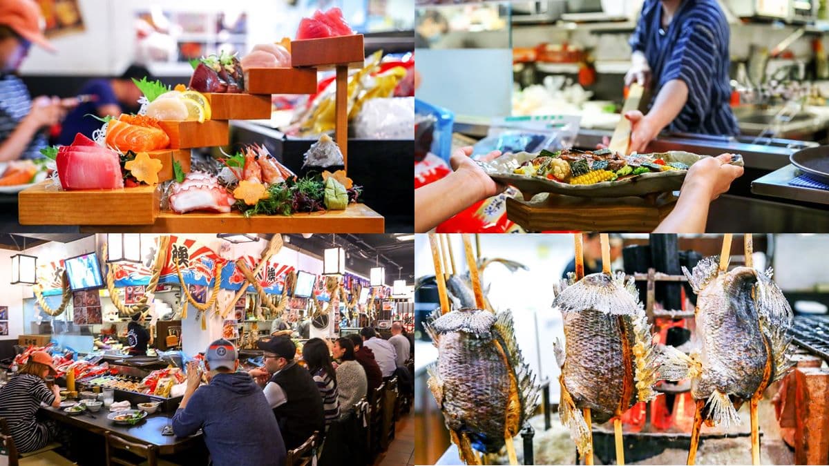 一進門瞬移日本!中山站居酒屋「木槳上菜」原味搬來台,必點澎派階梯生魚片