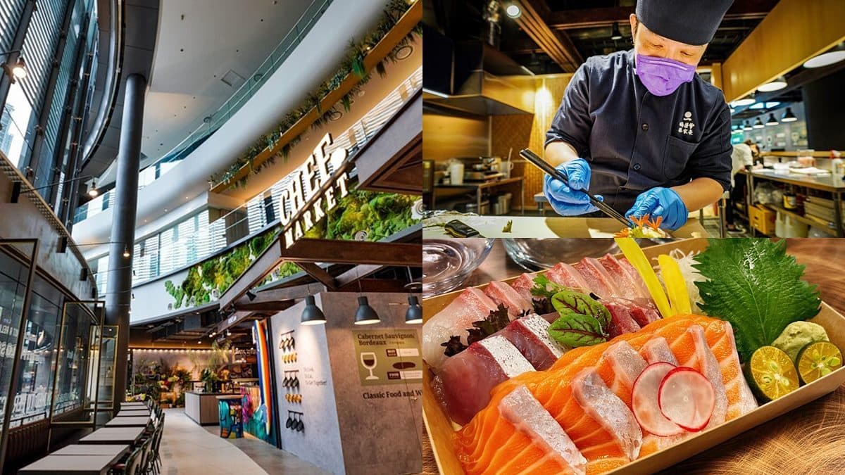5天限定「生魚片自由配」好康!春大直最新「主廚市場」成本價爽吃日式料理