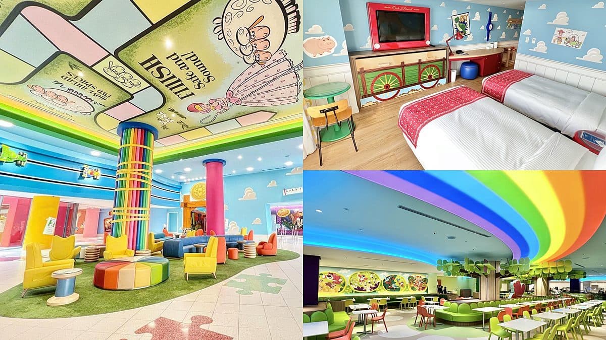 超萌《玩具總動員》飯店!「安迪房間」拍胡迪、巴斯,還有熊抱哥吃到飽餐廳