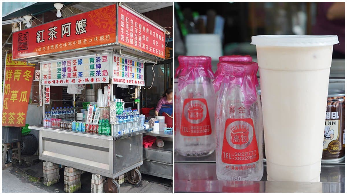在地人才知!60年「阿嬤飲料攤」必喝古早味鮮奶茶,內行喝法加2罐高牧鮮乳