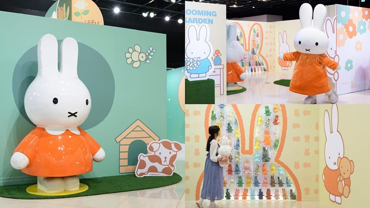 全新百坪「米飛兔」花季展!8展區可拍熱氣球、娃娃牆,還有兔兔生吐司可吃